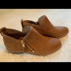 UGG Zip Up Ankle Boots